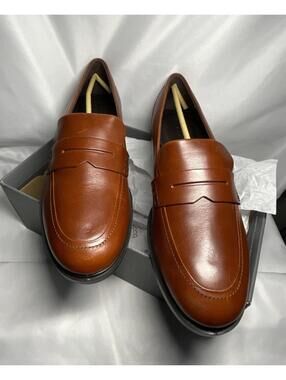 ECCO Women’s Dress Classic 15 Cognac Leather Penny Loafers Size 11-11.5